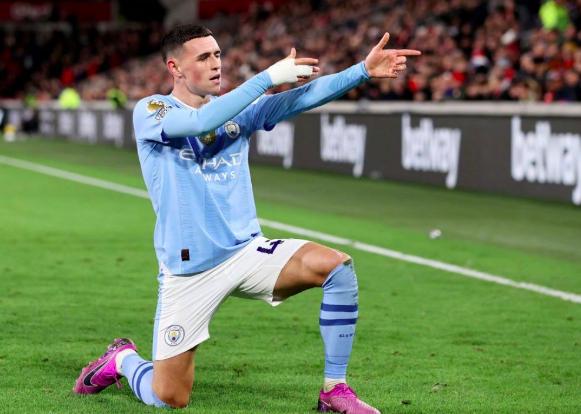  哈兰德双响炮领衔曼城轻取伯恩茅斯豪取六连胜  